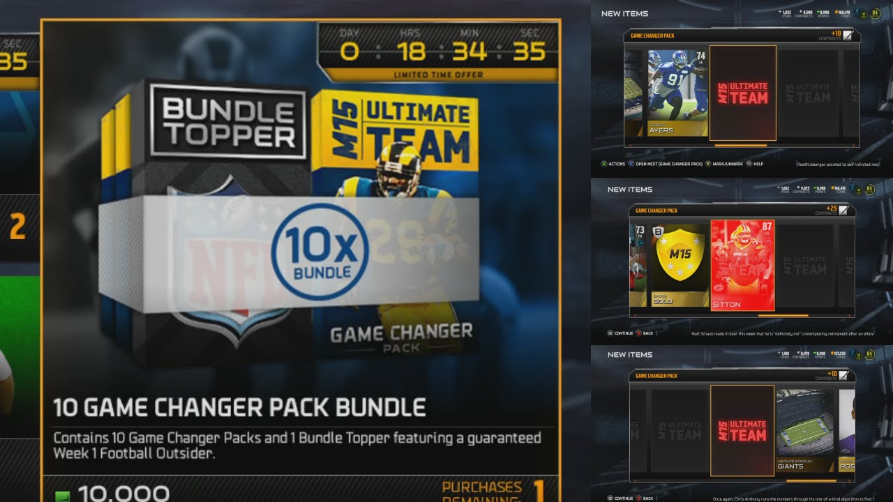 Madden 15 Ultimate Team ITS RAINING ELITES! Madden 15 Ultimate Team Pack Opening Part 1