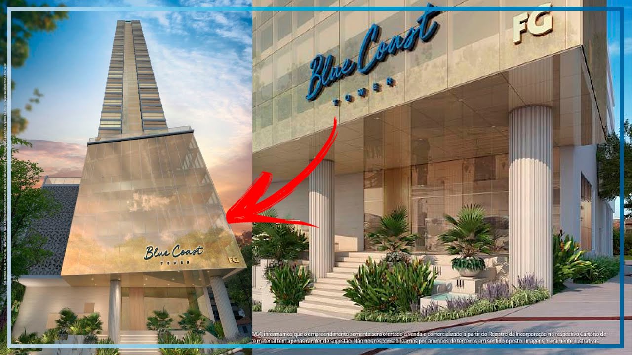 Blue Coast Tower - Mais Um Arranha-céu de luxo da FG Empreendimentos Balneário Camboriú