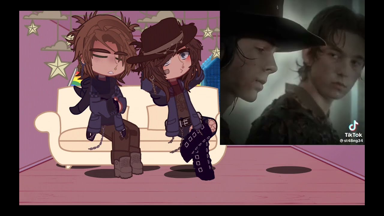 Twd reacts (Ron and Carl)(Rarl)[Part 1/2]