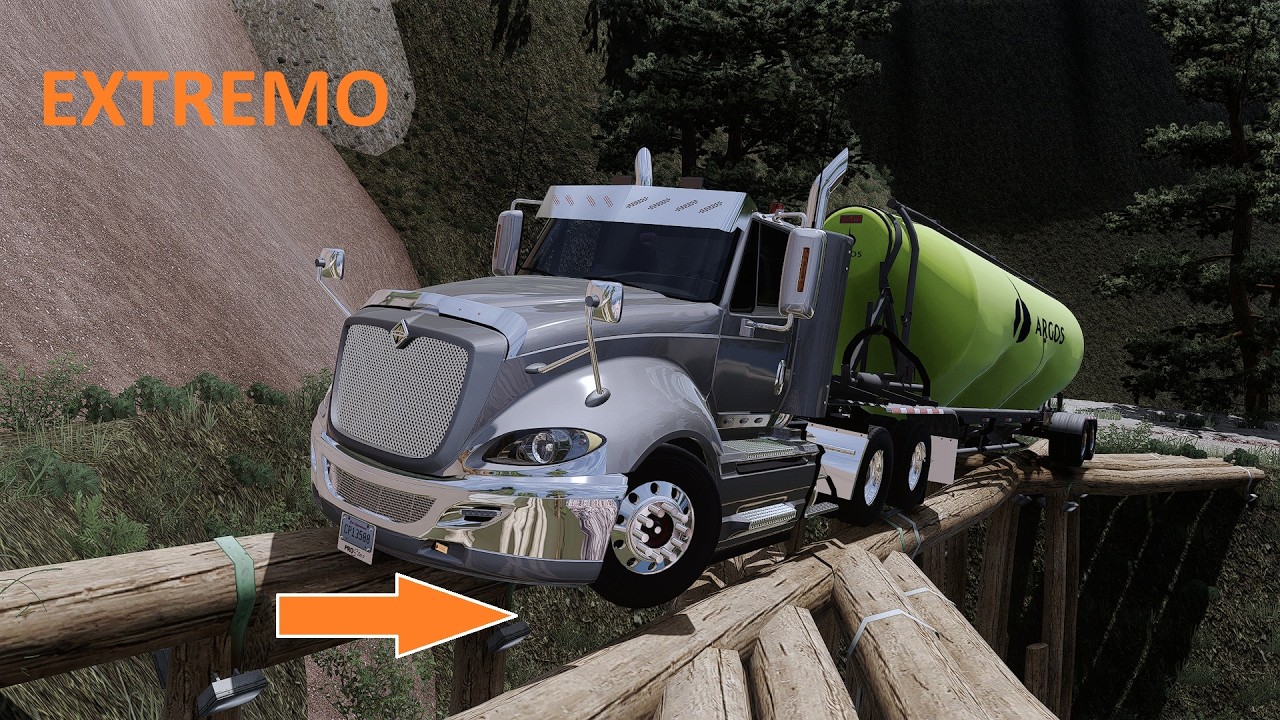 CARRETERAS INFERNALES🥶 MAP MOUNTAIN ROADS 1.58😱American Truck Simulator 1.58..