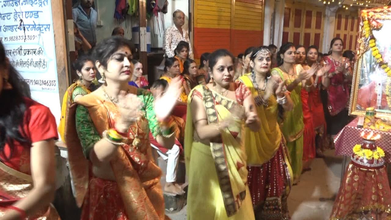दर्जी समाज बांसवाड़ा ने किया नवरात्रि के अवसर पर नव दिवसीय गरबा का आयोजन