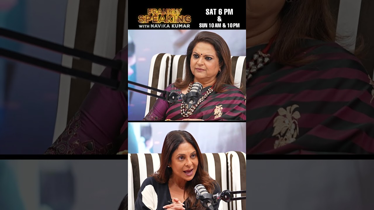 Shefali Shah Exclusive With Navika Kumar On Times Now Frankly Speaking Show #shorts