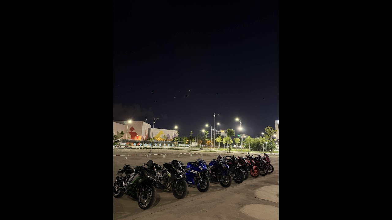 Night Ride with my teamate - Yamaha R7 Light Squad