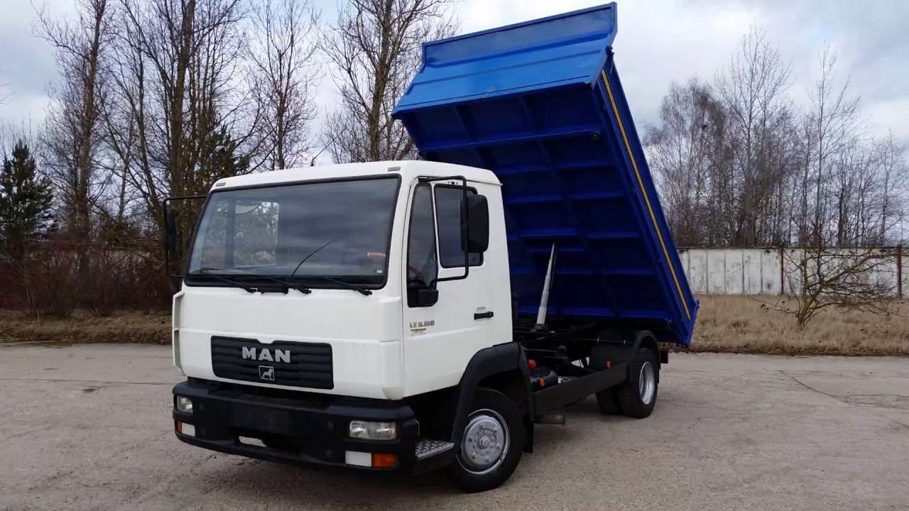 DUMP TRUCK MAN 8.185 KIPPER самосвала Į 3 PUSES