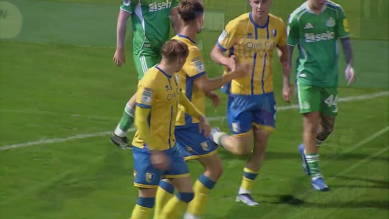 Mansfield Town v Newcastle United U21 Highlights