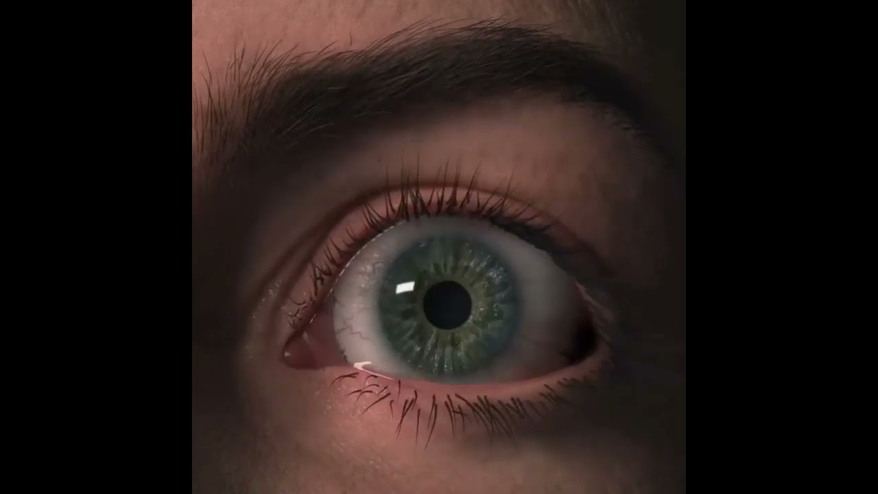 Realistic Eye Animation Process in Blender #shorts