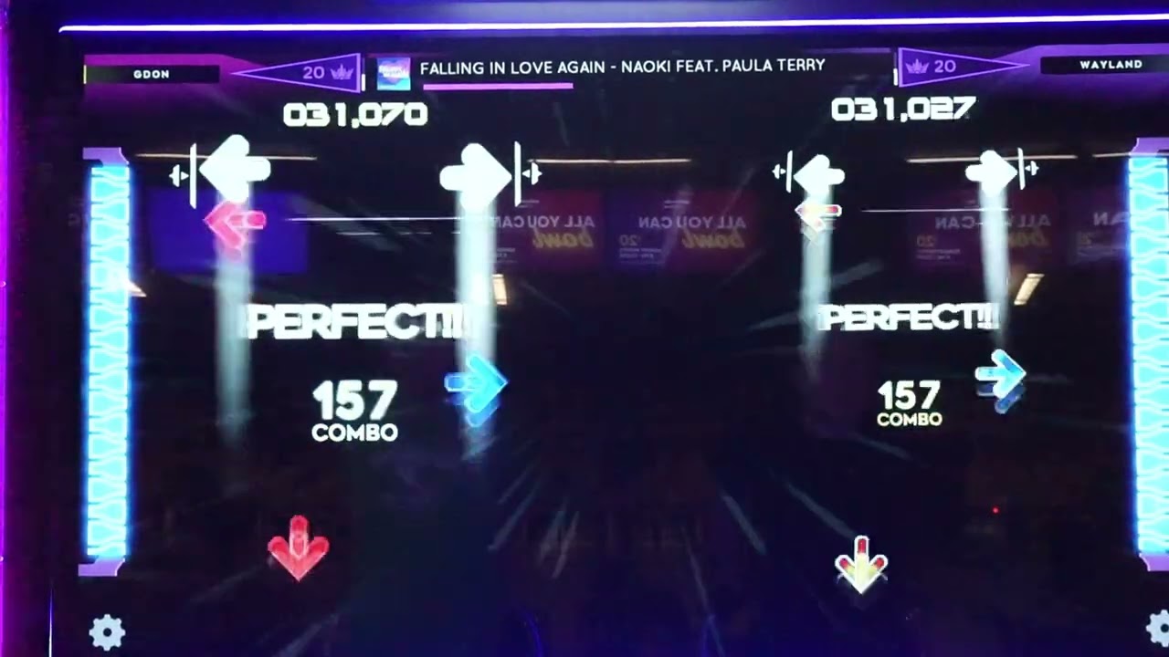 StepManiaX (Splitsville) - GDON (P1)/WAY (P2) - Falling In Love Again [Wild 20]