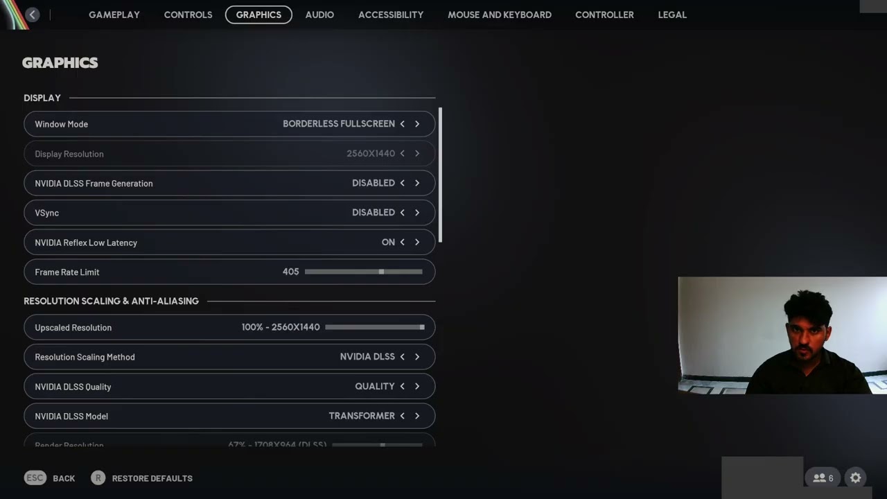 ARC Raiders: как включить/отключить генерацию кадров NVIDIA DLSS