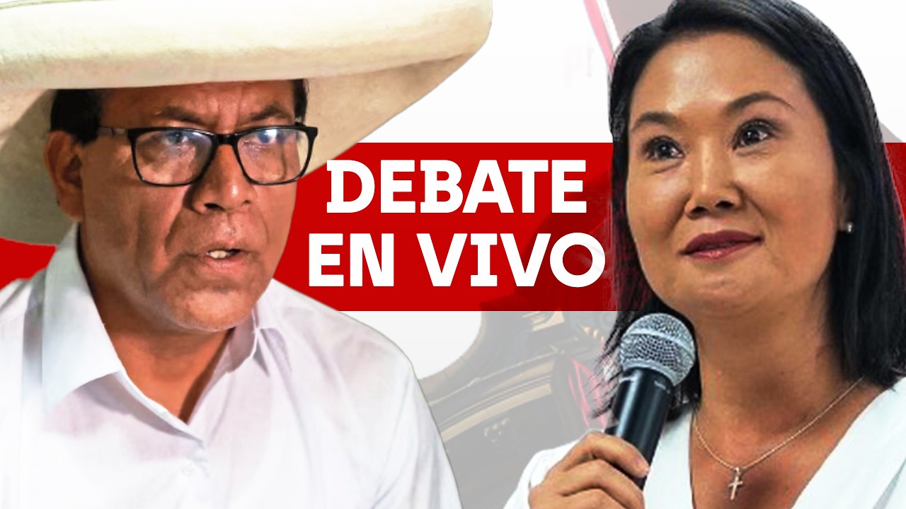 KEIKO FUJIMORI Y ROBERTO S&Aacute;NCHEZ: DEBATE PRESIDENCIAL EN VIVO
