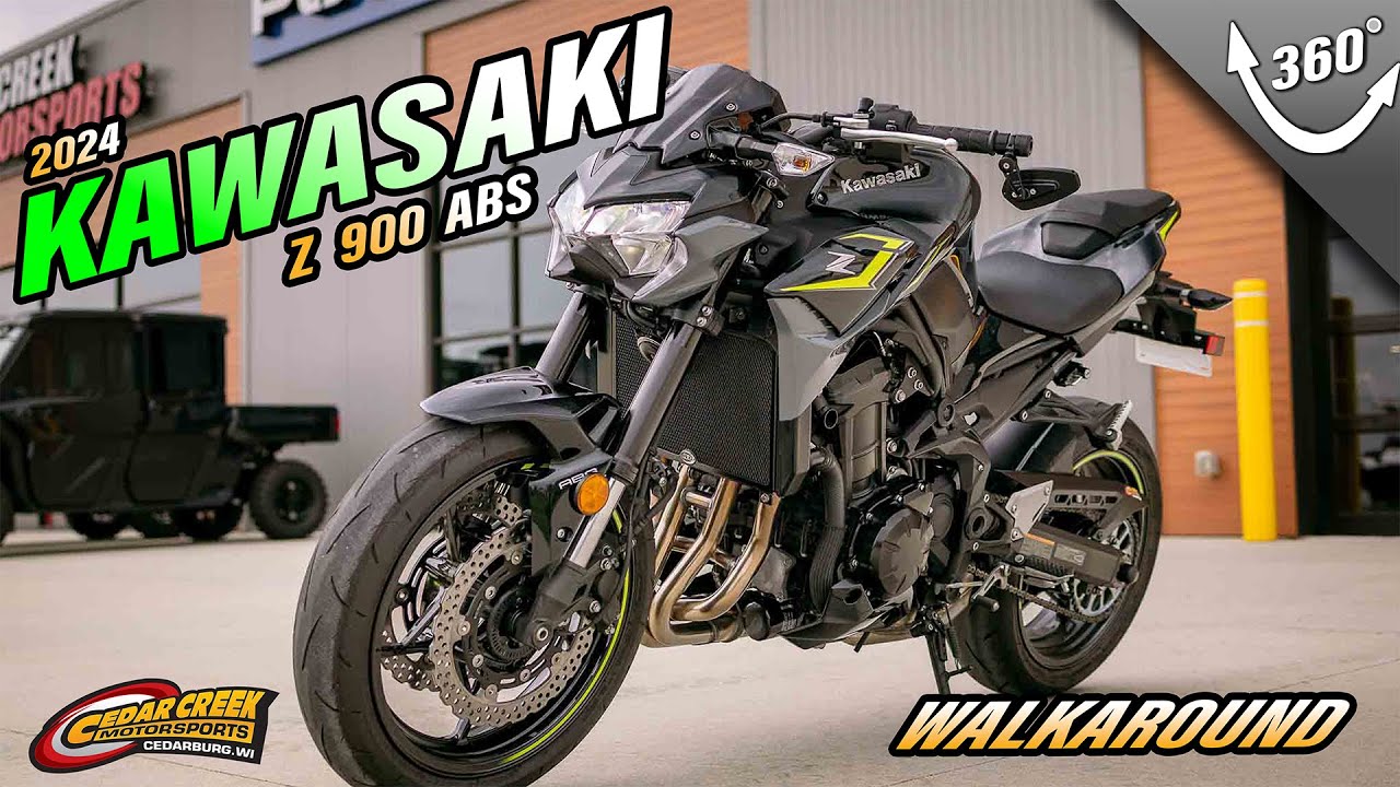 Walkaround | 2024 Kawasaki Z900 ABS Metallic Spark Black/Metallic Matte Dark Gray