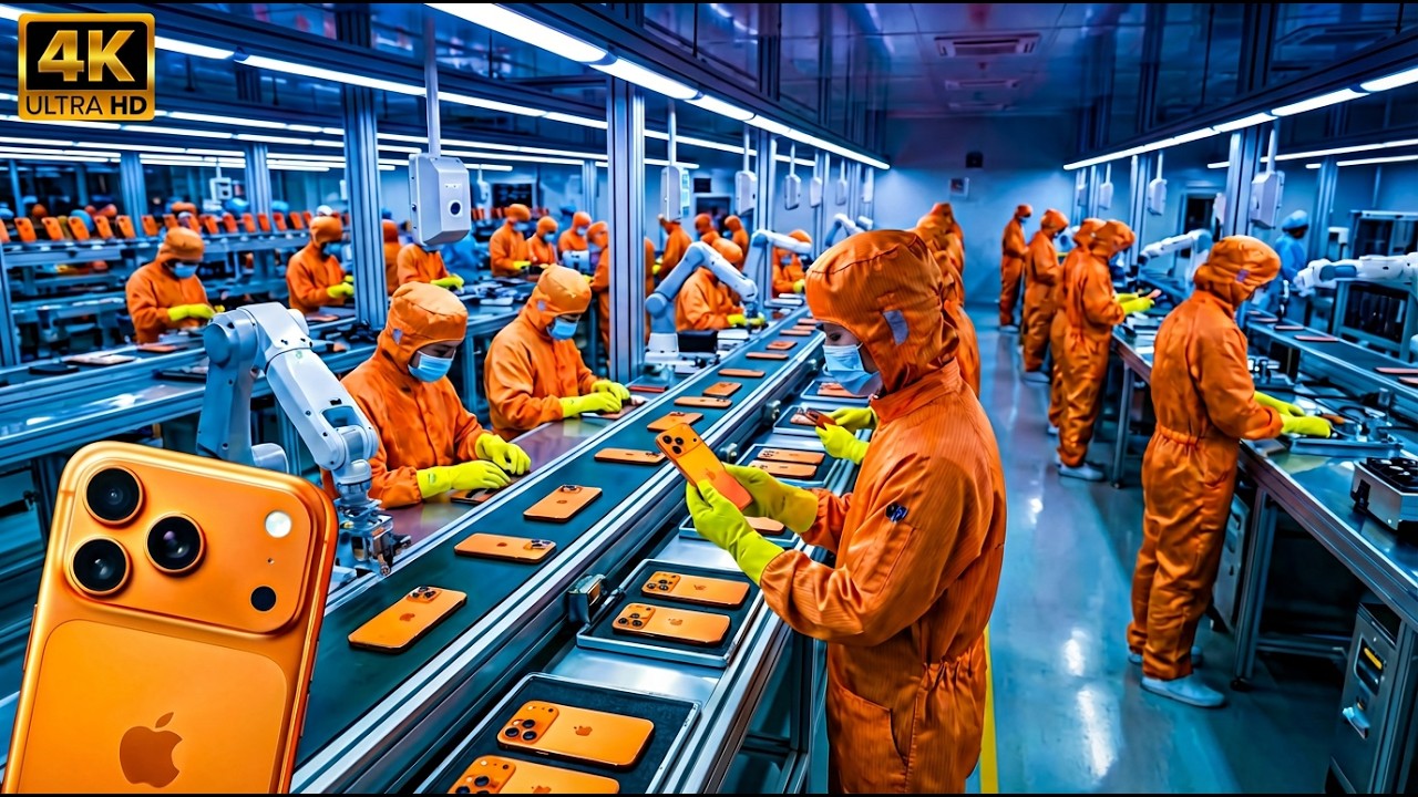 How Is a Titanium iPhone Actually Made  Inside the Full Apple Factory & Manufacturing Process