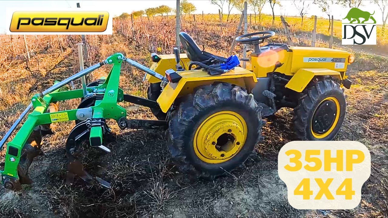 Scarificator pentru tractor de 35 cai 4x4 - intra pe randul de vita de vie