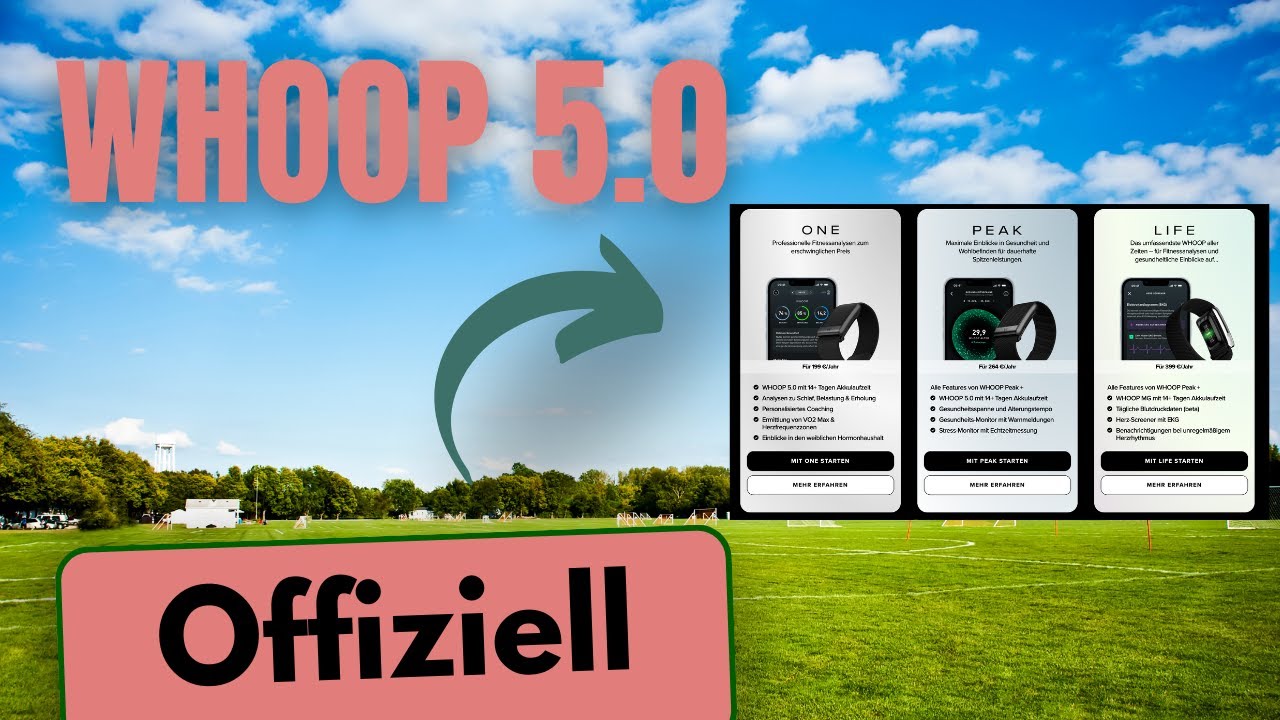 WHOOP 5.0: Alles, was du zum großen WHOOP Update wissen musst!