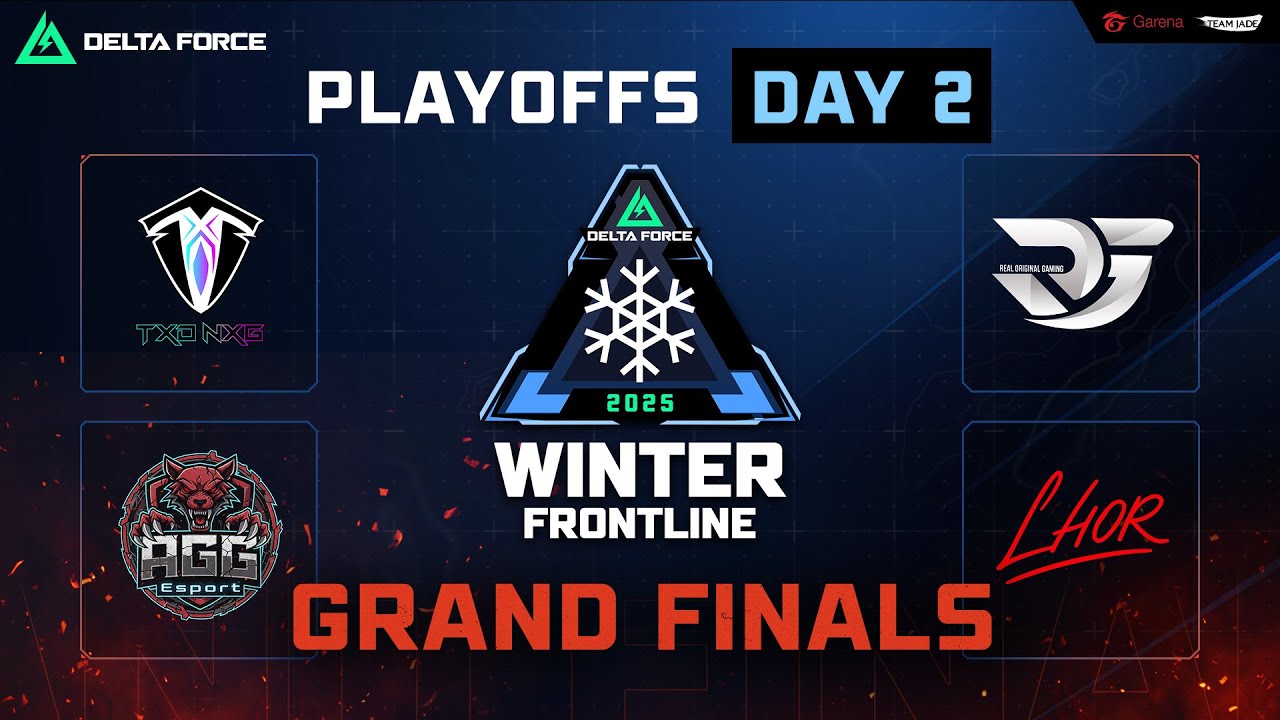 การแข่งขัน Delta Force Winter Frontline 2025 (Warfare PC) | Playoffs Day 2 | Garena® Delta Force