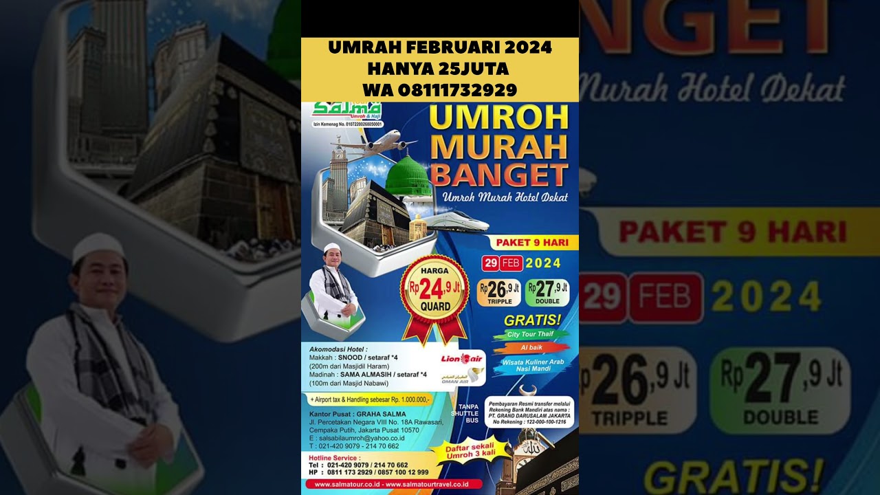 UMRAH HEMAT LANGSUNG BERANGKAT #shortvideo #videoshort