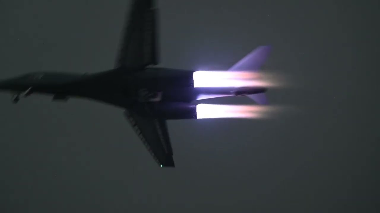 B-1B Lancer Makes First Landing on America's New Runway