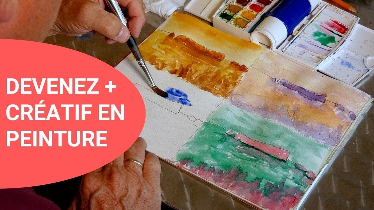 Petits exercices de couleurs pour être plus créatif en peinture