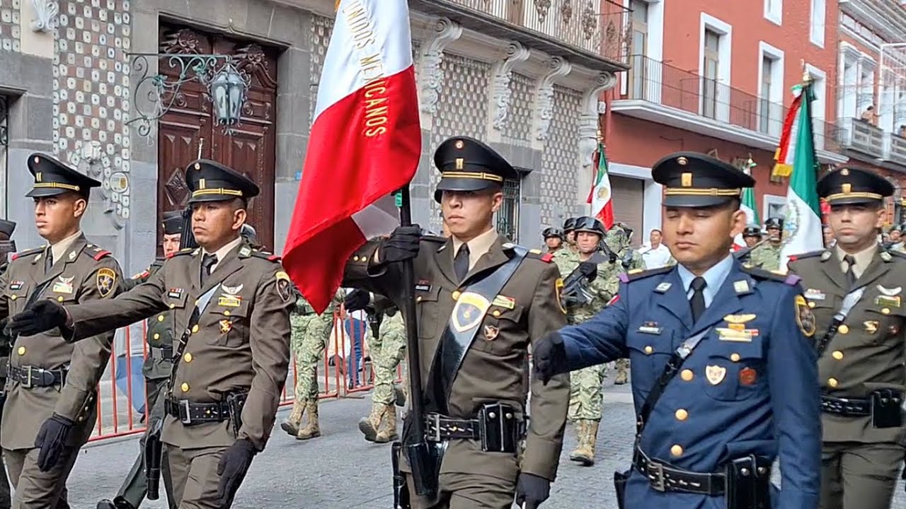 DESFILE MILITAR PUEBLA 2024 - Desfile Mexicano 16 de Septiembre Puebla México