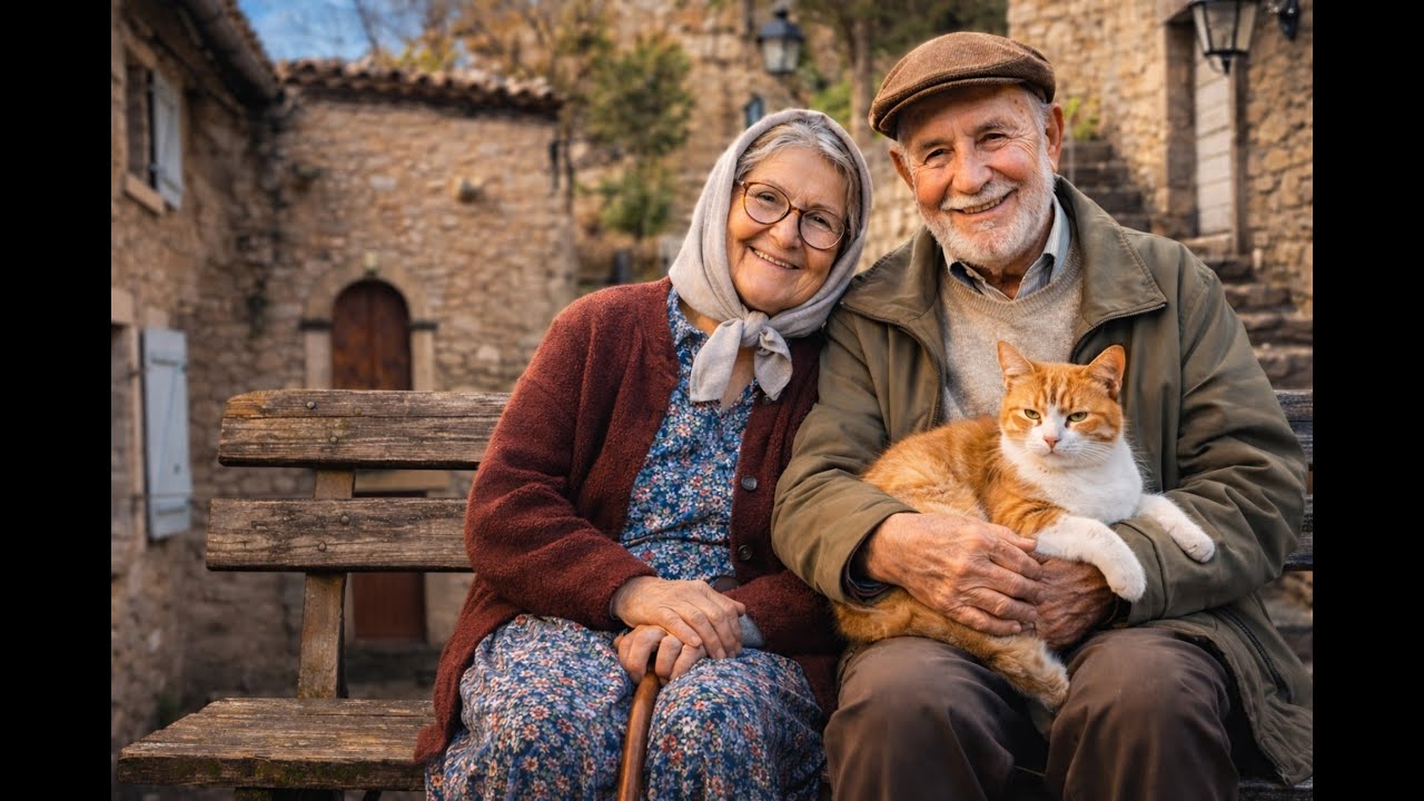 A Simple Life in an Old Village of Provence 4K 30Fps