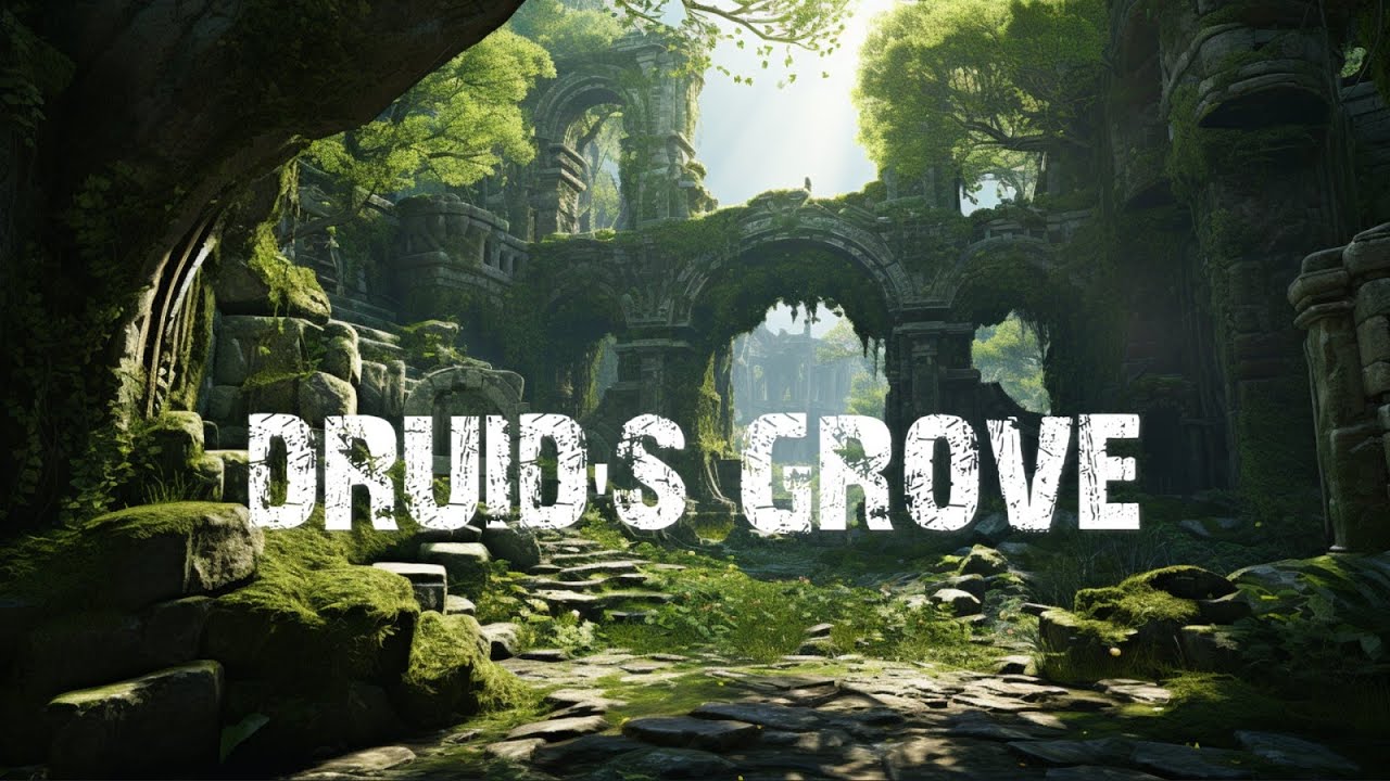 D&D Forest Exploration, Adventure, Minimal Soundscape - Druid&rsquo;s Grove