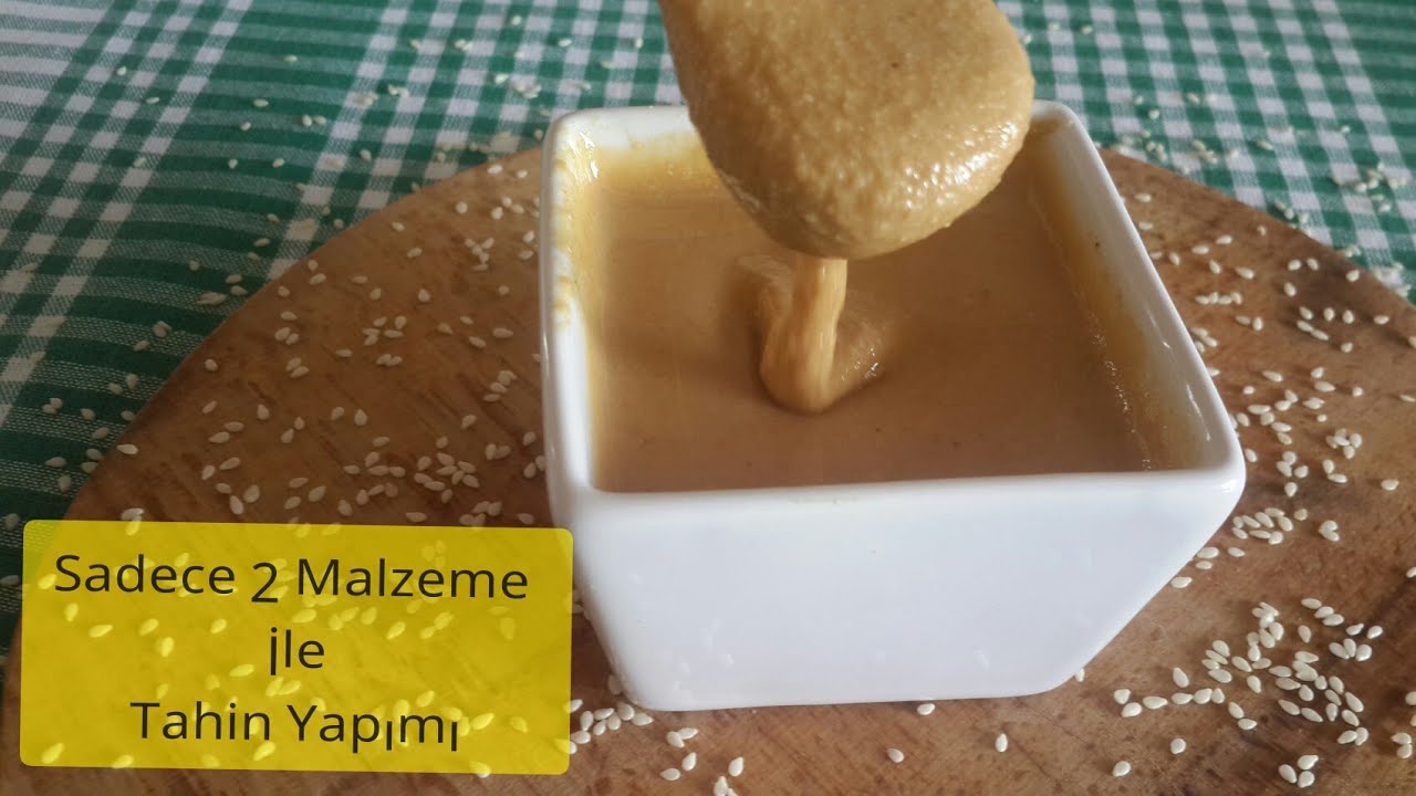 EVDE KOLAY TAHİN NASIL YAPILIR ?💯💯SADECE 2 MALZEME İLE TAHİNİNİZİ KENDİNİZ YAPIN👌👌