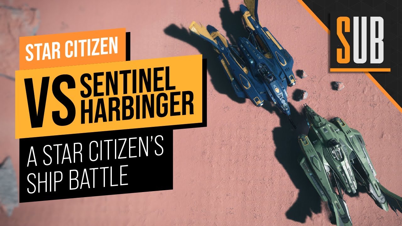 Harbinger vs Sentinel | A Star Citizen's Ship Battle | Alpha 3.12