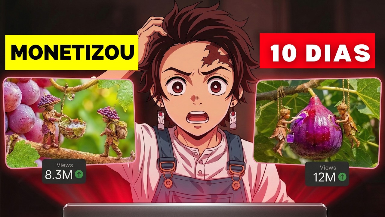 Clonei um Canal Dark VIDA de GNOMOS feito por IA pra Monetizar no Algoritmo do Youtube!