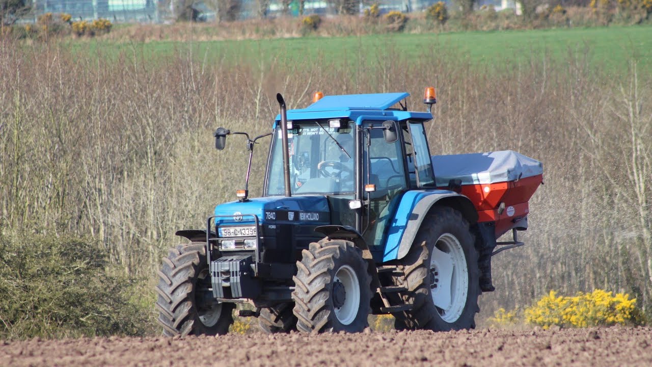 John Deere 6600, 6620 & New Holland 7840 Spring Work 2021