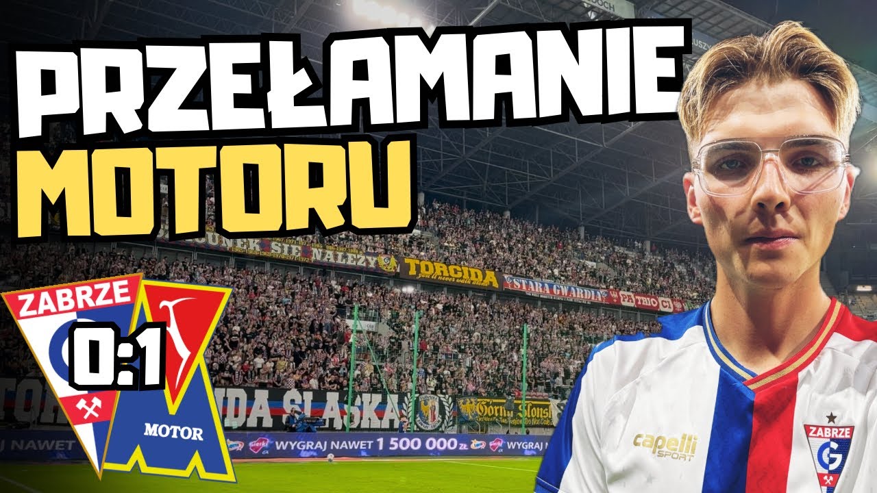 Byłem na GÓRNIK ZABRZE - MOTOR LUBLIN! Przełamanie gości! TORCIDA w formie! VLOG
