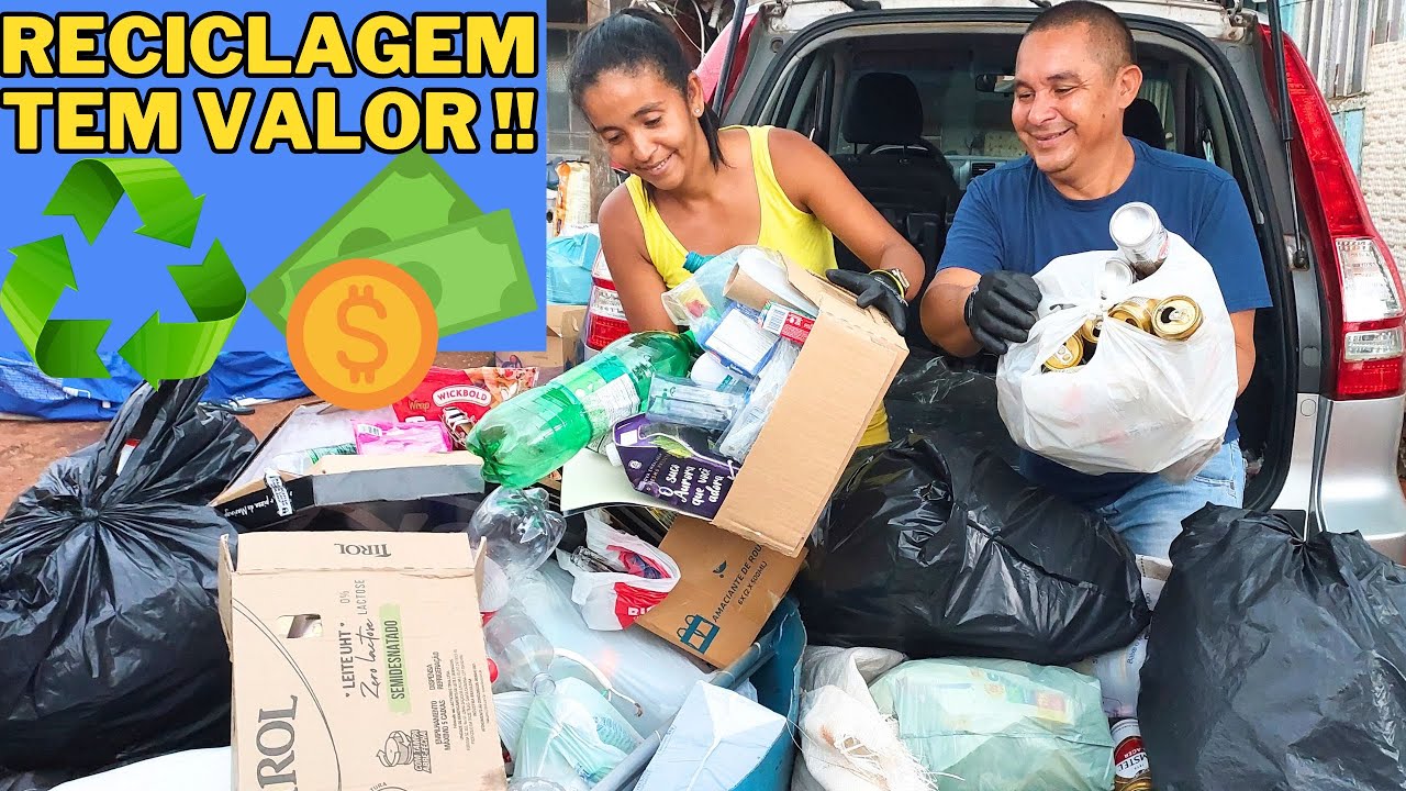 Já Pensou de Ganhar uma Renda  Extra Com Reciclagem❓♻🤑