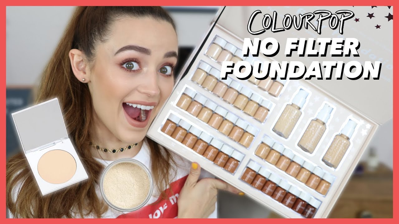 NEW COLOURPOP FOUNDATION | Review + Wear Test