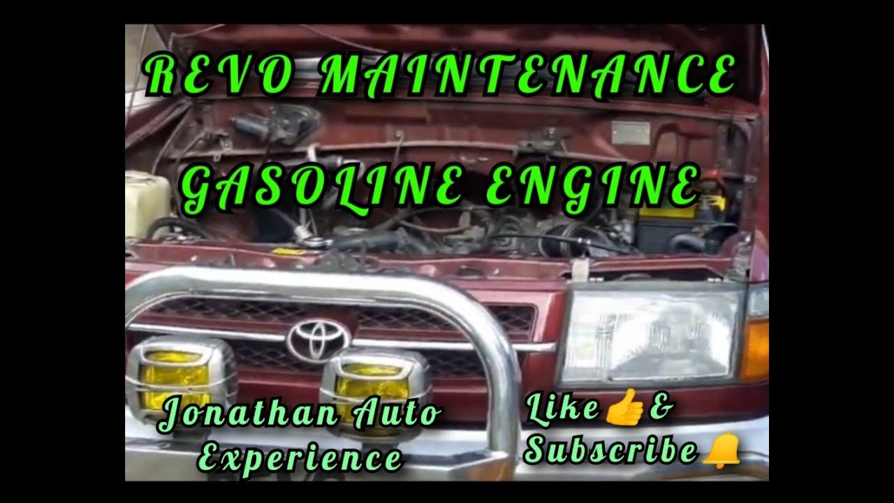 Revo maintenance gasoline engine