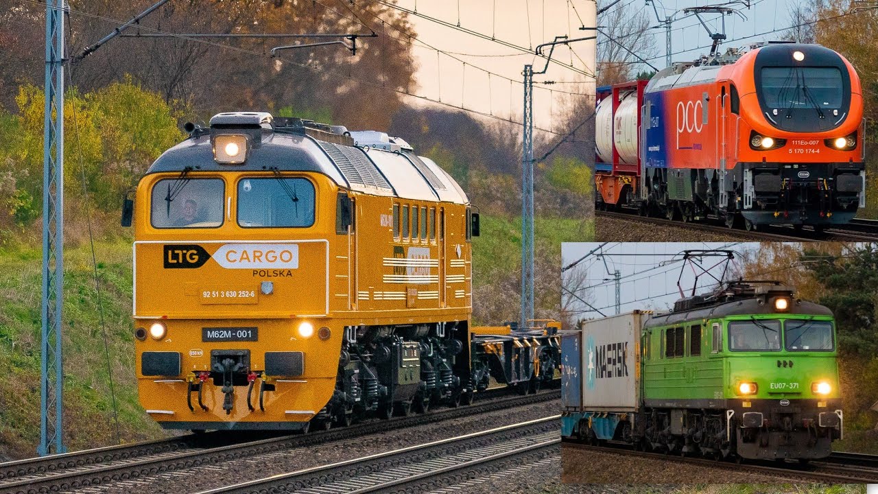 Duet Rail STM, pierwszy kurs M62M-001 LTG ze składem, dwie Gamy PCC oraz EU07-371 LTG | Częstochowa
