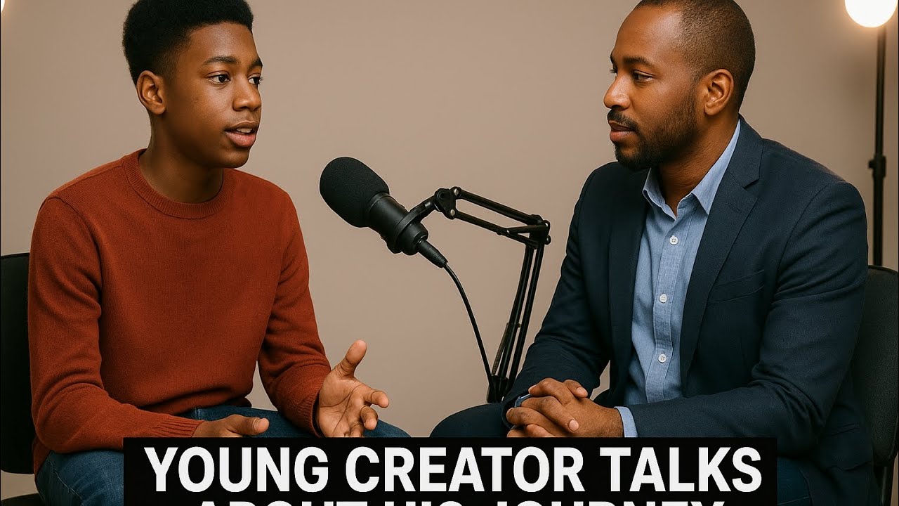 Young creator shares  His inspiring journey at just 15#viral #youngcreator #interview 