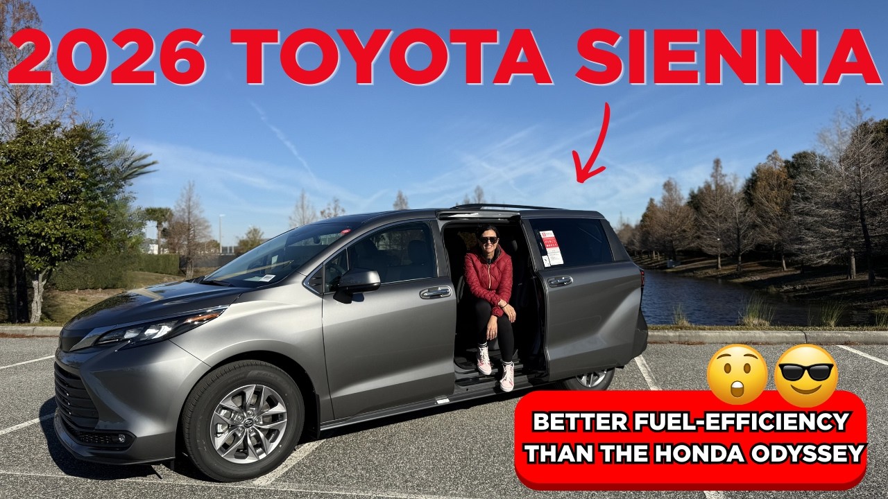 🚐 Обзор Toyota Sienna 2026 года, которого вы так ждали! 👀
