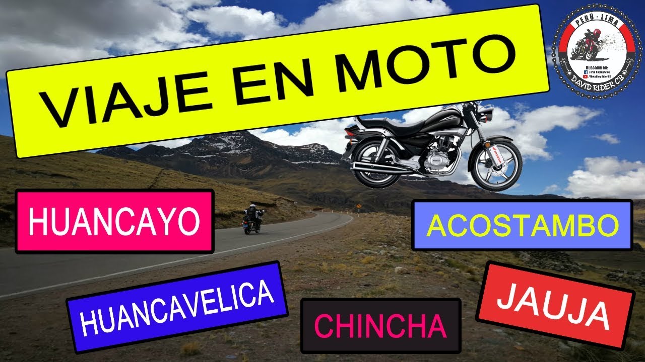 VIAJE EN MOTO  | RUTA : JAUJA - HUANCAYO  - HUANCAVELICA - CHINCHA | a bordo de la Honda Shadows 150