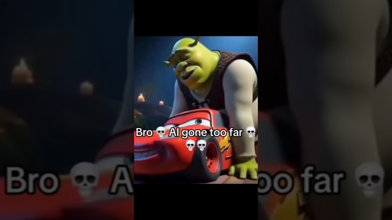 wait wait 😭😭 #meme #youtubeshorts #memes #disney #mcqueen #cars #kachow #shrek #wait #wtf