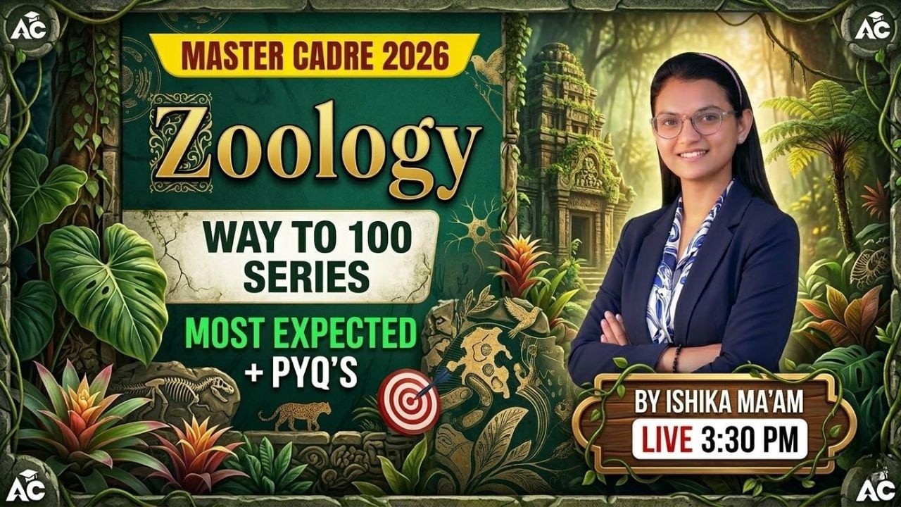 Master Cadre 2026 | Zoology Most Expected Pyq's | Way To 100 Series By Ishika Mam