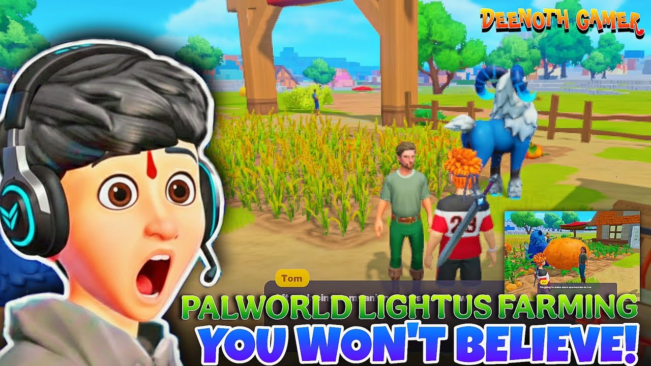 Palworld lightus💫🌿 farming, you won't believe!😲 || DAY-12 LIGHTUS SURVIVAL 