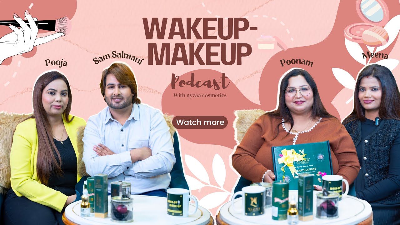 NyZAA Wake-up Makeup Podcast with MAGIC MIRROR Mam at @NyzaaCosmetics  Store,Live Makeup Discussion