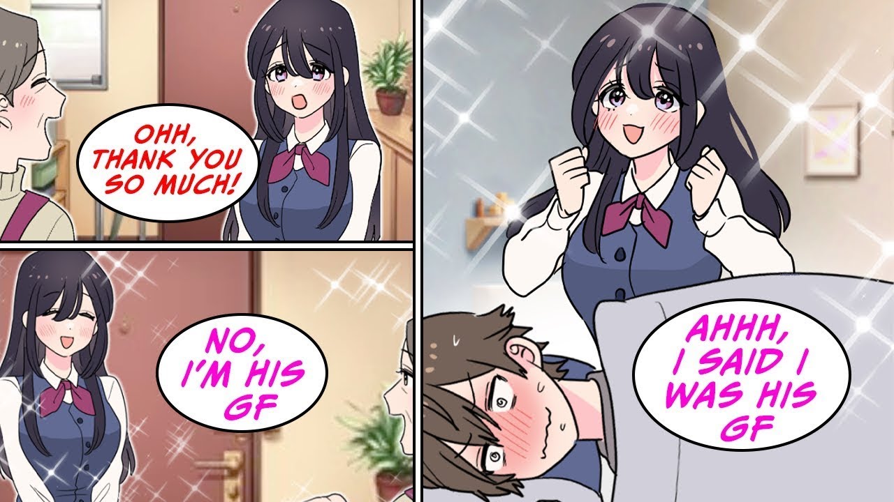[Manga Dub] My beautiful coworker came to check on me when I took off for being sick... [RomCom]