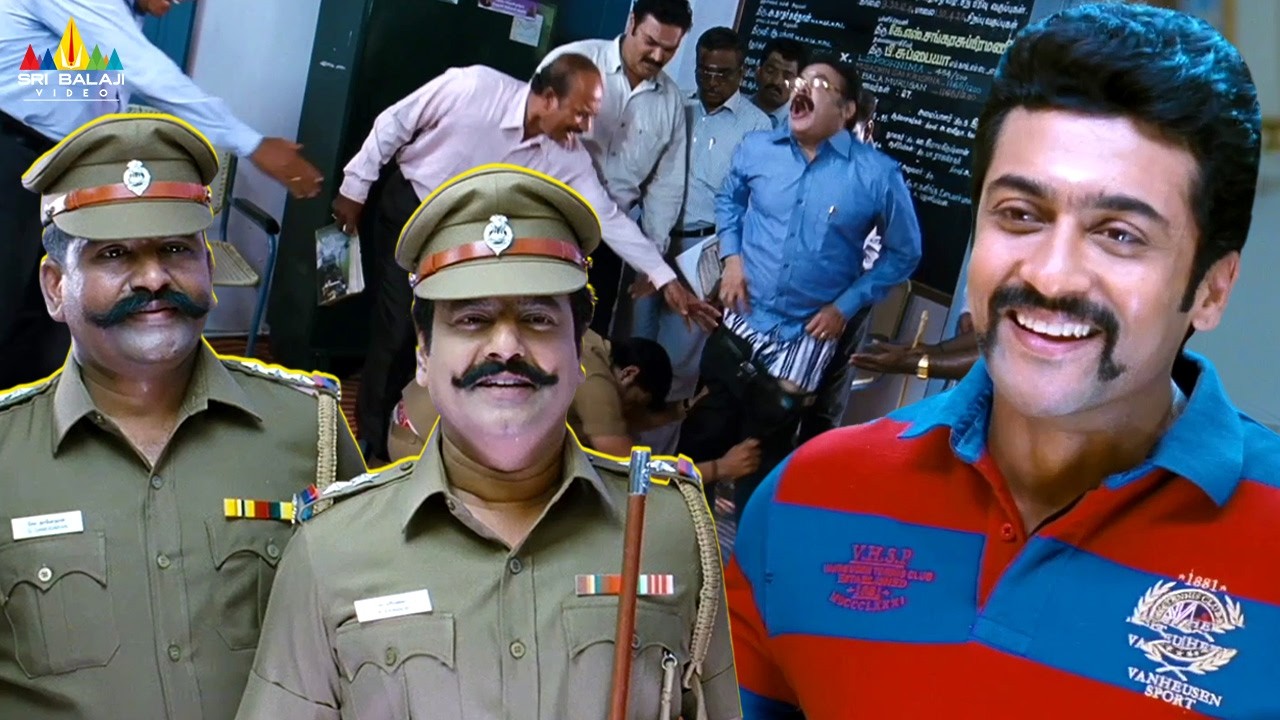Singam Ultiamte Comedy | Surya, Vivek  & Santhanam | Telugu Comedy Movie Scenes @SriBalajiComedy