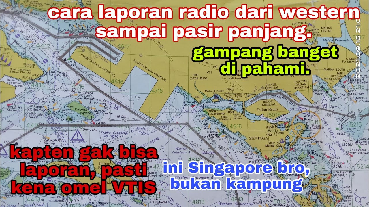 cara laporan VTIS singapore dari AWW (berlabuh ) sampai sandar di pasir panjang