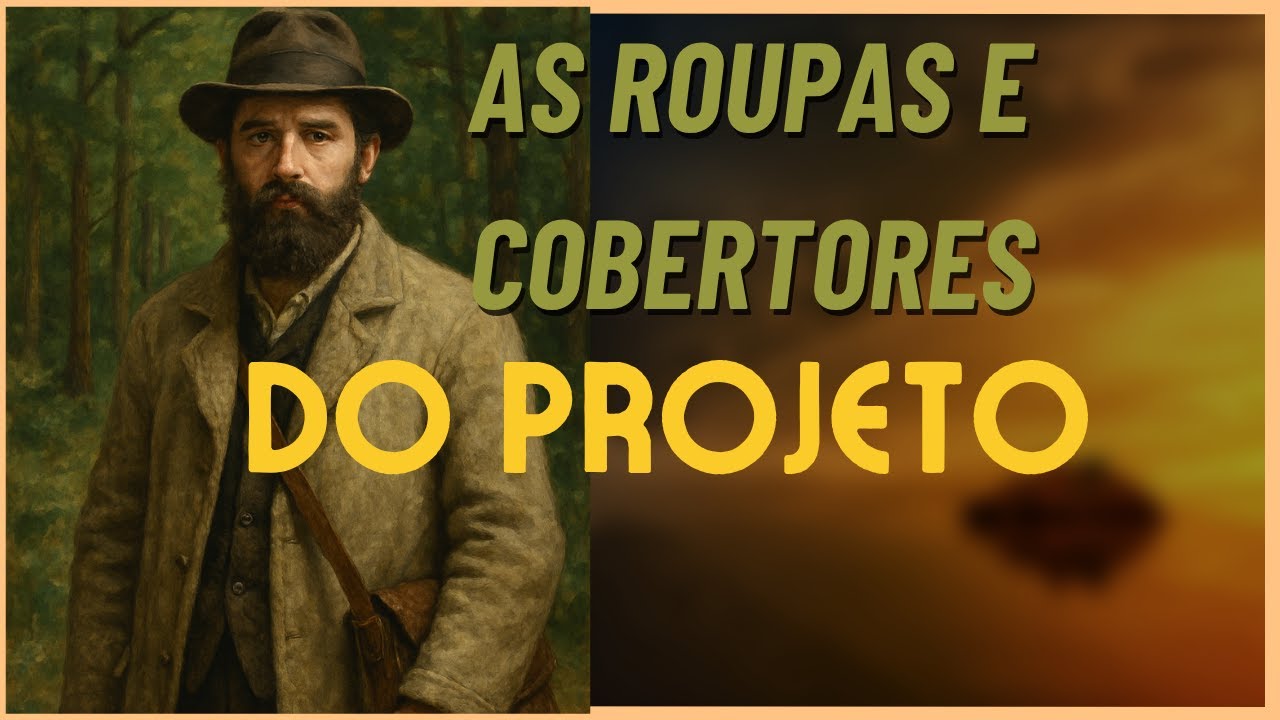 As roupas e cobertores do projeto