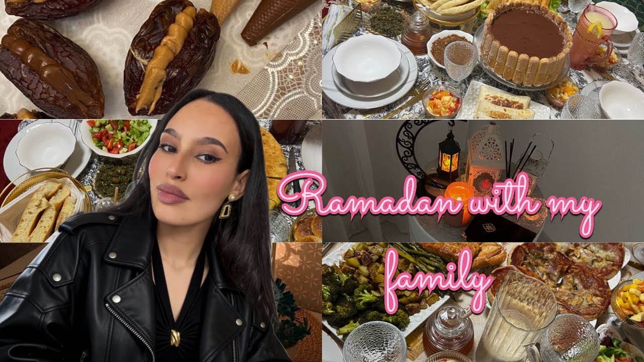 اخيرا العائلة كلها تجمعات على مائدة الافطار في رمضان ❤️😊 🎀✨A special day with my family