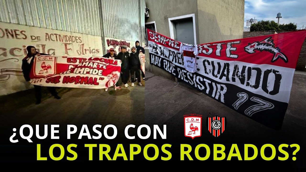 ¿ROBO y DEVOLUCION de BANDERAS?: CHACARITA, MORON y los TRAPOS ROBADOS