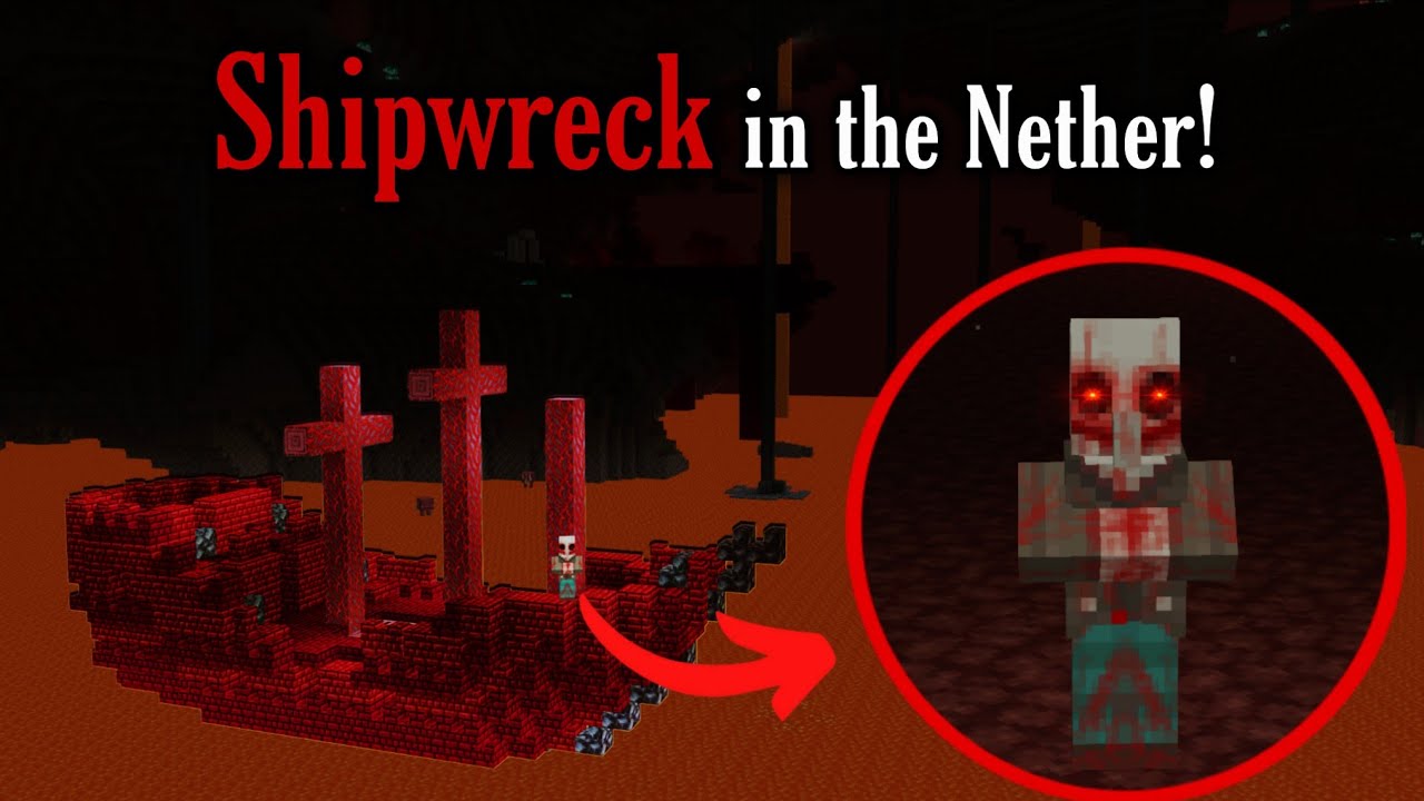 If you find a Shipwreck in Nether, Don't enter it!