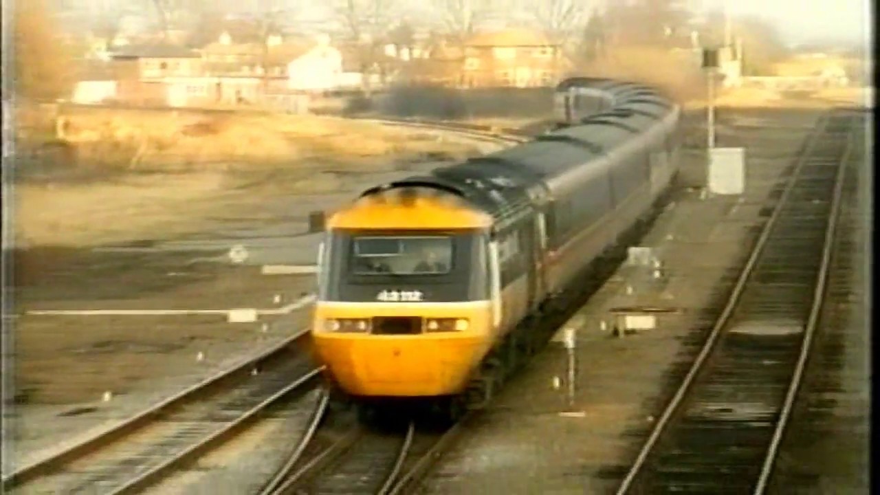 Trains Through Spalding - 1987.