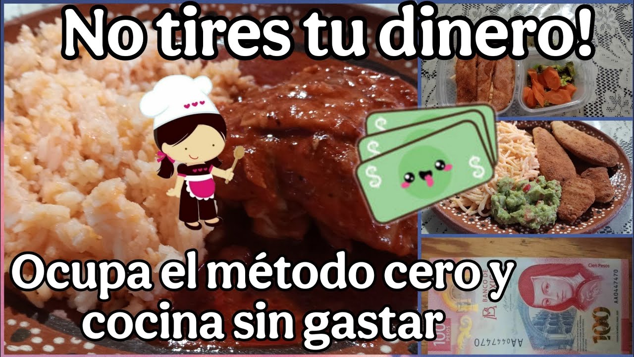 🥘ORGANIZA TU MENÚ CON LO QUE TIENES EN CASA Y NO TIRES TU DINERO 💵