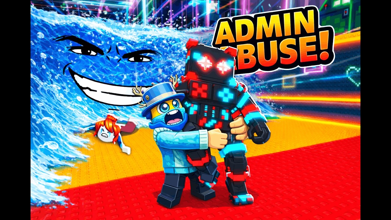 ADMIN ABUSE in Escape Tsunami For Brainrots!